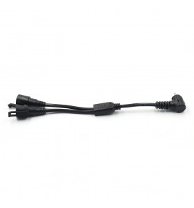 RCA  angle male to 2 female with lock splitter cable